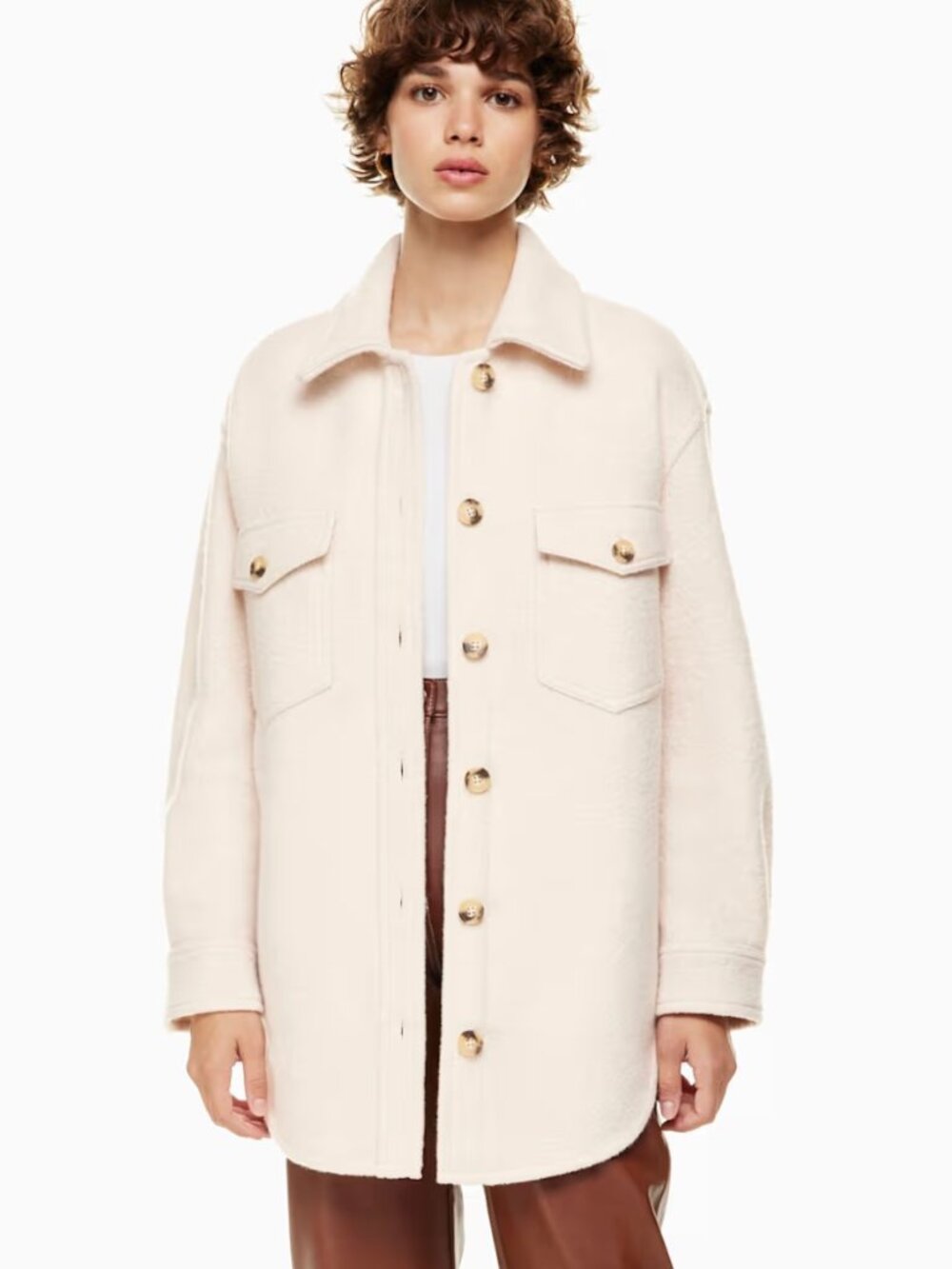 Aritzia Wilfred Free The Ganna™ Shirt Jacket, Size Small